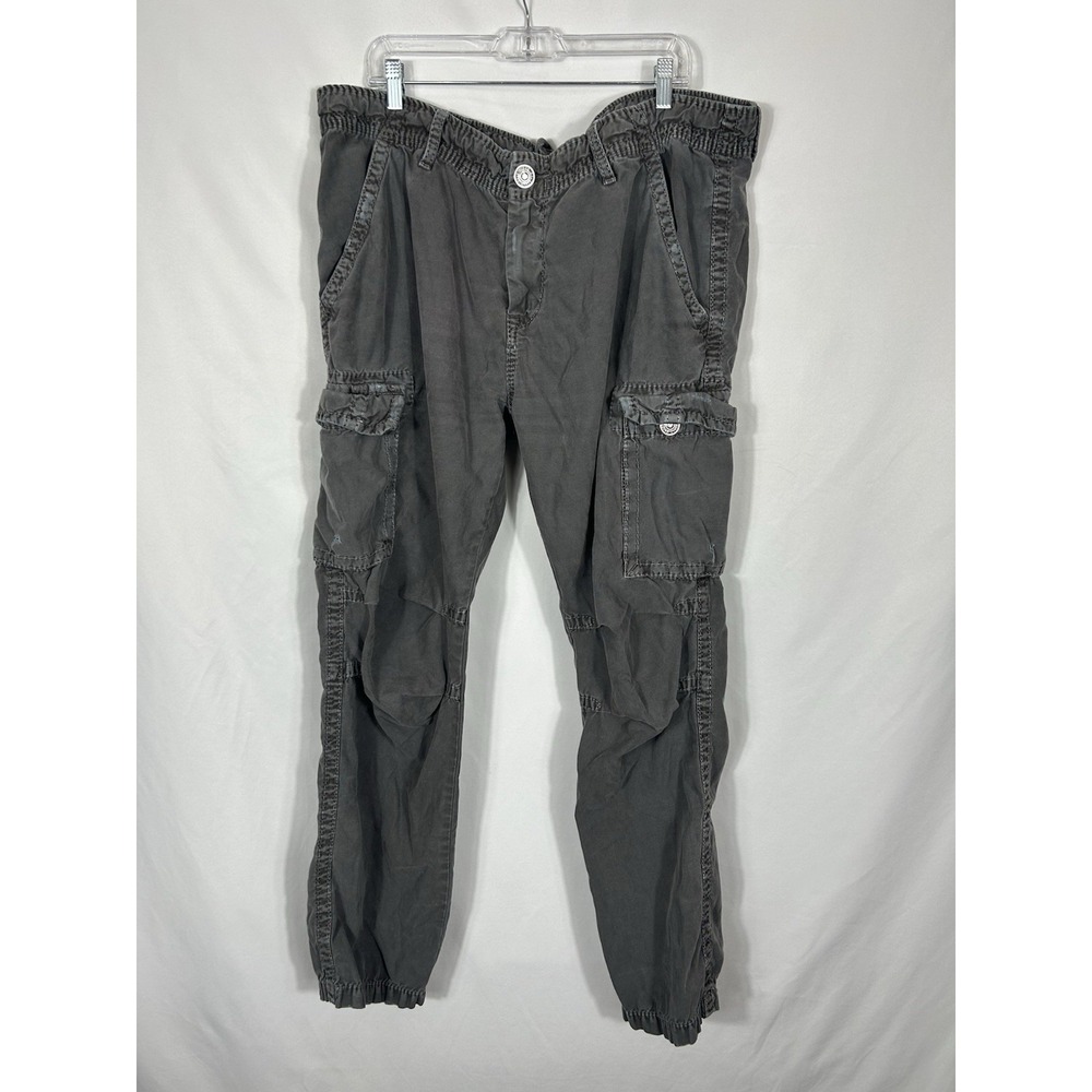 TRUE RELIGION Cargo Pants VINTAGE Cotton Outdoor Utility Grunge Y2K Mens Size 42